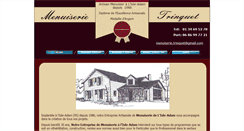 Desktop Screenshot of menuiserie95-trinquet.com